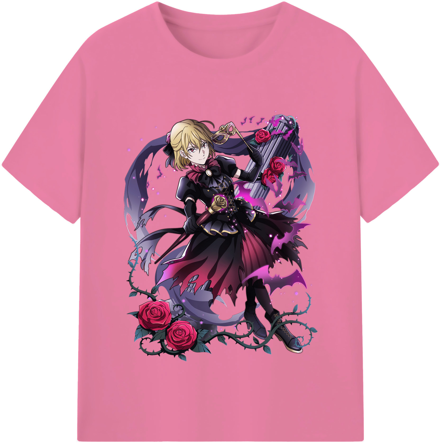 （画像用） 文豪ストレイドッグス Bungo Stray Dogs 綿100％半袖Tシャツ（フロントプリント）